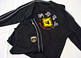 Black Cloth Warm-Up Suit